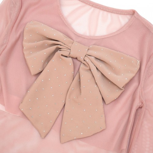 Детска блуза New Collection за момиче с голяма панделка