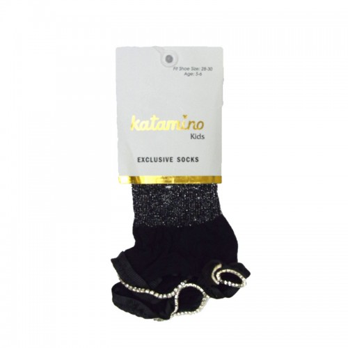 Детски къси чорапи Katamino с камъчета за момиче